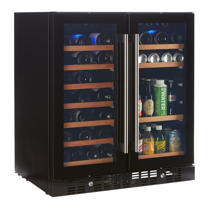 Smith & Hanks 24" Built-In/Freestanding Wine & Beverage Cooler with Dual Temperature Zones and UV Protection SHWB-34