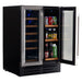 Smith & Hanks 24" Dual Zone Under Counter Wine and Beverage Cooler