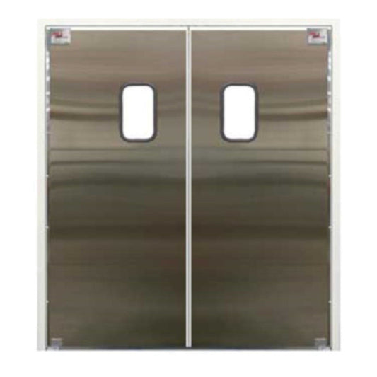 Curtron SPD-30-SS-DBL-6096 60" x 96" Service-Pro Series 30 Double Swing Door - CUSPD30SSDBL6096