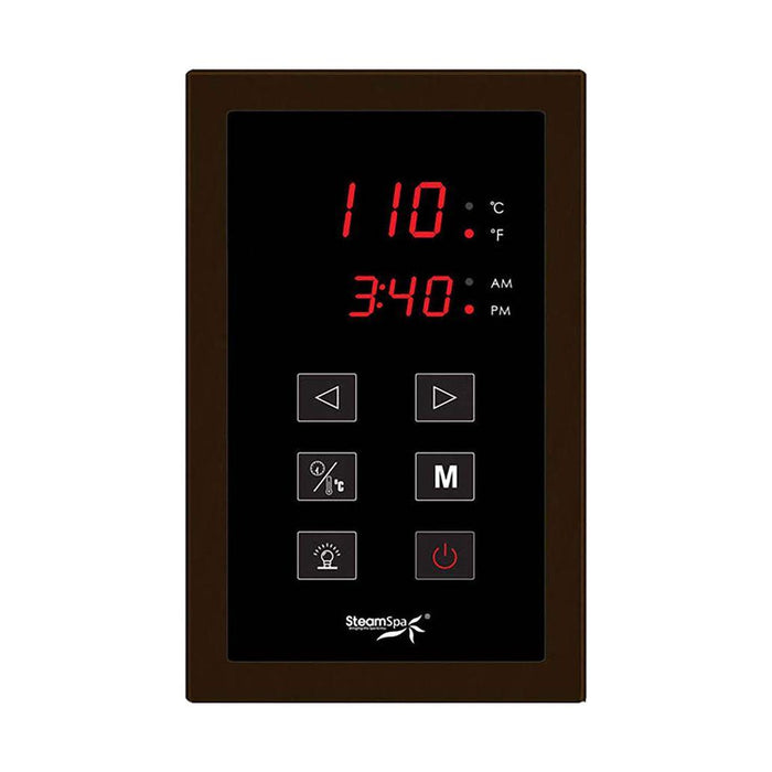 SteamSpa Indulgence 10.5 KW QuickStart Acu-Steam Bath Generator Package in Oil Rubbed Bronze