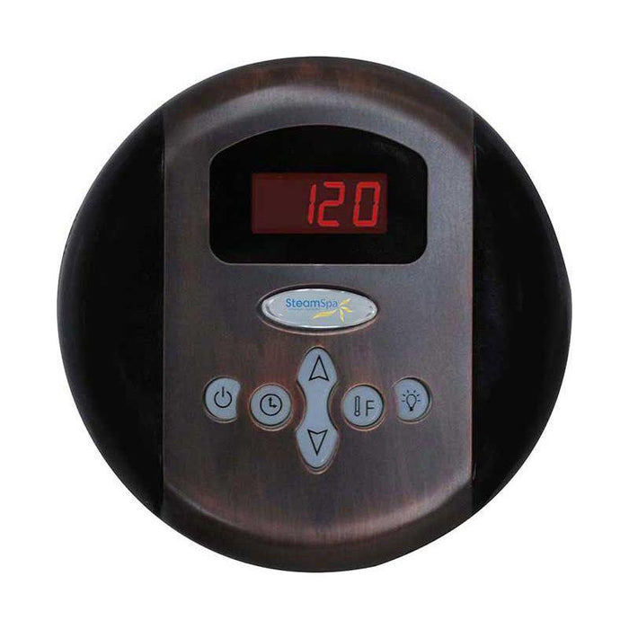 SteamSpa Indulgence 12 KW QuickStart Acu-Steam Bath Generator Package in Oil Rubbed Bronze