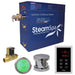 SteamSpa Indulgence 6 KW QuickStart Acu-Steam Bath Generator Package with Built-in Auto Drain in Polished Chrome