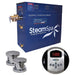 SteamSpa Oasis 12 KW QuickStart Acu-Steam Bath Generator Package in Polished Chrome