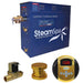 SteamSpa Oasis 7.5 KW QuickStart Acu-Steam Bath Generator Package with Built-in Auto Drain in Polished Gold