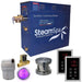 SteamSpa Royal 4.5 KW QuickStart Acu-Steam Bath Generator Package with Built-in Auto Drain in Brushed Nickel