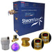 SteamSpa Royal 4.5 KW QuickStart Acu-Steam Bath Generator Package with Built-in Auto Drain in Polished Gold