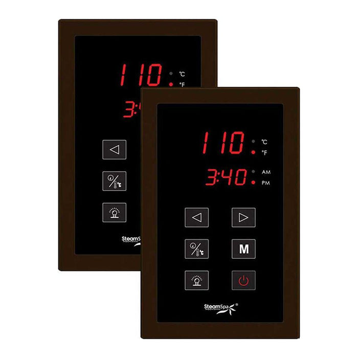 SteamSpa Royal 6 KW QuickStart Acu-Steam Bath Generator Package in Oil Rubbed Bronze