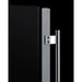 Summit 15 in. Wide Built-In All-Refrigerator with 1.72 cu. ft. Capacity, 3 Chrome Shelves, Right Hinge with Reversible Doors, with Door Lock, Frost Free Defrost ADA Compliant - ASDS1523