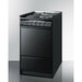 Summit 20 in. Wide Electric Coil Range with 4 Elements, 2.46 cu. ft. Total Oven Capacity, Storage Drawer, ADA Compliant, Storage Drawer - TEM110CR