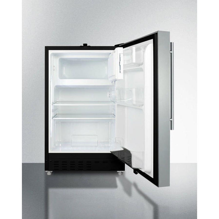 Summit 21 in. Wide 2.68 Cu. Ft. Compact Refrigerator with Adjustable Shelves - ALRF49B