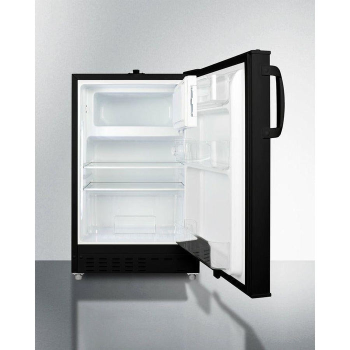 Summit 21 Inch Wide 2.68 Cu. Ft. Compact Refrigerator with Adjustable Shelves - ALRF49B