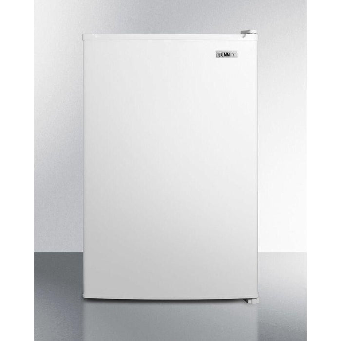 Summit 22 in. Wide All-Freezer Freestanding Upright Compact Freezer with 5.04 cu. ft. Capacity, CFC Free, Manual Defrost, Door Storage, CARB Compliant in White - FS605