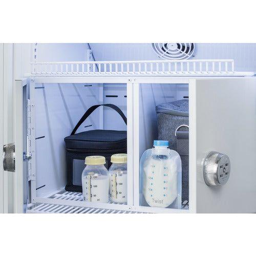 Summit 23 in. Wide 15 Cu.Ft. MOMCUBE™ Breast Milk Refrigerator - MLRS15MCLK