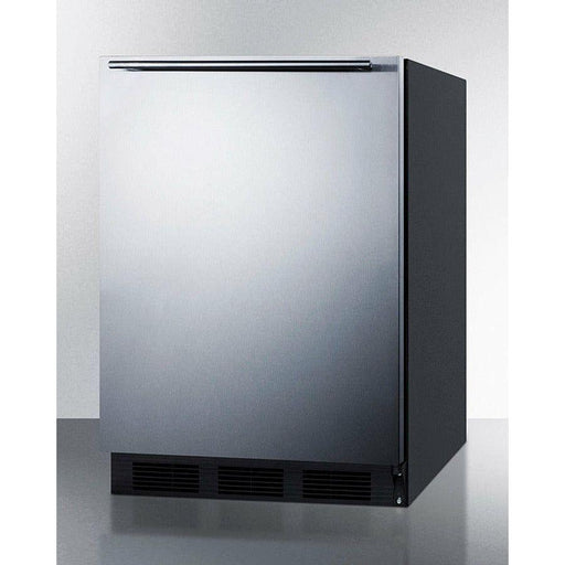 Summit 24 in. 5.5 Cu. ft. Stainless Steel Built in Compact Refrigerator - FF6BKBI7SS