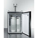 Summit 24 in. Beer Dispenser, Auto Defrost with Dual Tap System Wide Built-In Kegerator - SBC635MBI7