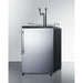 Summit 24 in. Commercial Freestanding Beer Dispenser with Dual Tap System, Wide Kegerator - SBC635M7