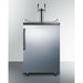 Summit 24 in. Commercial Freestanding Beer Dispenser with Dual Tap System, Wide Kegerator - SBC635M7