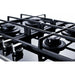 Summit 24 in. Gas-on-glass Cooktop with (4) Sealed Burners - GC424BGL