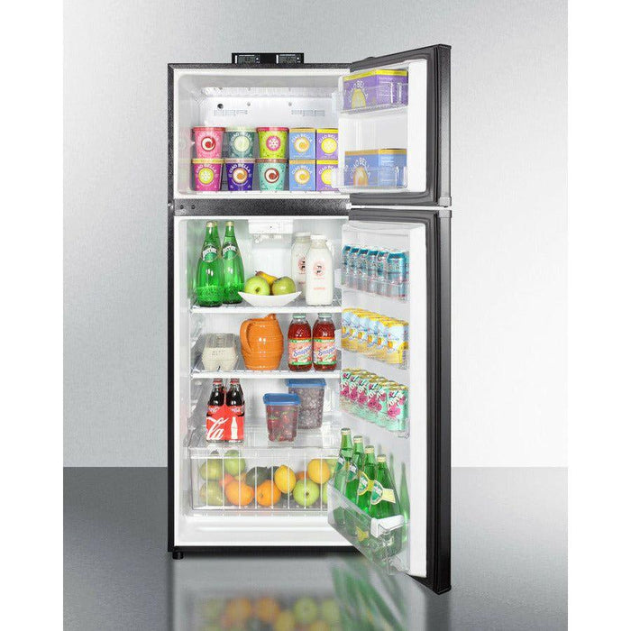 Summit 24 in. Wide 10.3 Cu. Ft. Top Mount Refrigerator with Top Mounted Thermometer - BKRF111