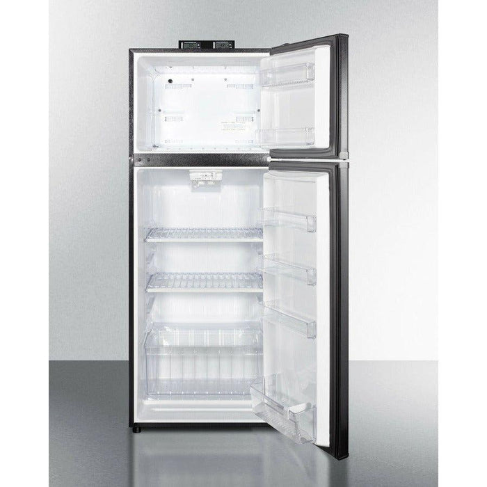 Summit 24 in. Wide 10.3 Cu. Ft. Top Mount Refrigerator with Top Mounted Thermometer - BKRF111