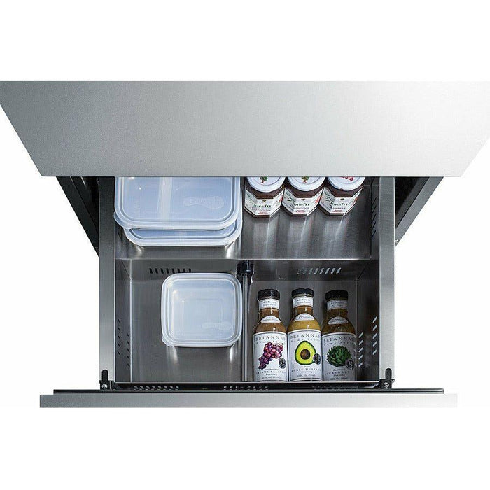 Summit 24 in. Wide 2-Drawer All-Refrigerator, ADA Compliant - ADRD24