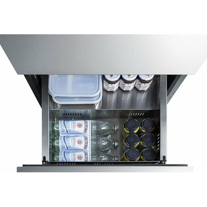 Summit 24 in. Wide 2-Drawer All-Refrigerator, ADA Compliant - ADRD24