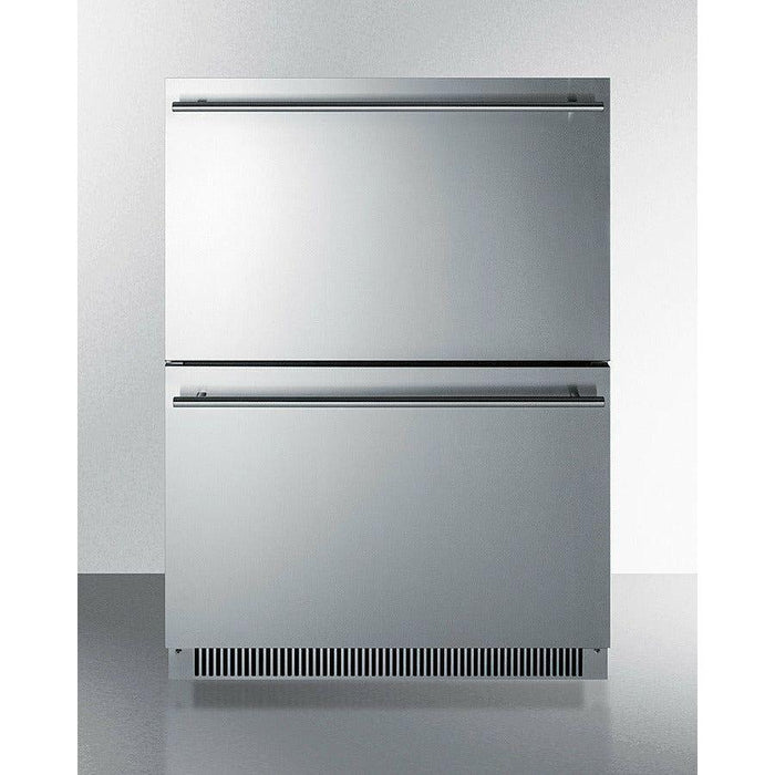 Summit 24 in. Wide 2-Drawer All-Refrigerator, ADA Compliant - ADRD24