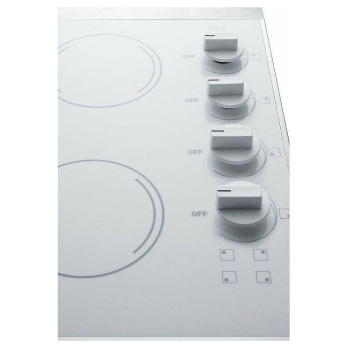 Summit 24 in. Wide 230V 4-Burner Radiant Cooktop - CRS426