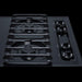 Summit 24 in. Wide 4-Burner Gas Cooktop with 4 Sealed Burners, Cast Iron Grates, Porcelainized Cooking Surface - TTL033S