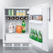 Summit 24 in. Wide 5.5 Cu. Ft. Compact Refrigerator with Adjustable Shelves, ADA Compliant - FF61W