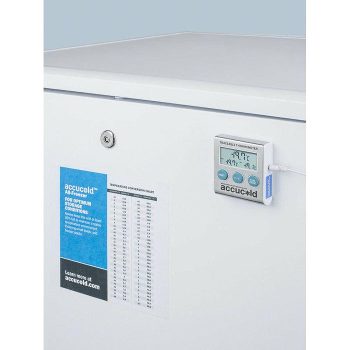 Summit 24 In. Wide All-Freezer, ADA Compliant with 3.2 Cu. Ft. Capacity, Pull-out Drawers, Buffered Temperature Probe, NIST Calibrated Thermometer, -25°C Capable - VT65MLPLUS2