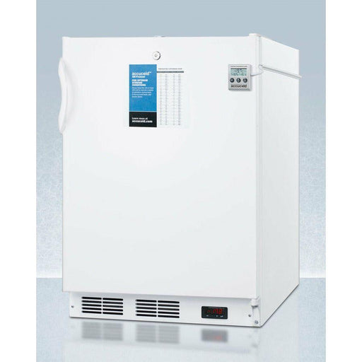 Summit 24 In. Wide All-Freezer, ADA Compliant with 3.2 cu. ft. Capacity, Right Hinge, Manual Defrost, Approved for Medical Use - VT65MLMEDADA