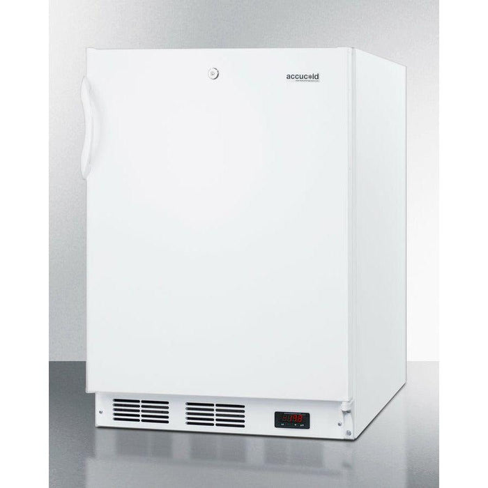 Summit 24 In. Wide All-Freezer, with 3.5 cu. ft. Capacity, Right Hinge, Manual Defrost, ADA Compliant, Approved for Medical Use - VT65MLADA