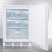 Summit 24 In. Wide All-Freezer with 3.5 cu. ft. Capacity, Right Hinge, Manual Defrost, Approved for Medical Use, Adjustable Thermostat - VT65ML7