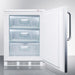 Summit 24 In. Wide All-Freezer with 3.5 cu. ft. Capacity, Right Hinge, Manual Defrost, Approved for Medical Use, Adjustable Thermostat - VT65ML7SS