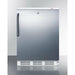 Summit 24 In. Wide All-Freezer with 3.5 cu. ft. Capacity, Right Hinge, Manual Defrost, Approved for Medical Use, Factory Installed Lock, - VT65MLSS