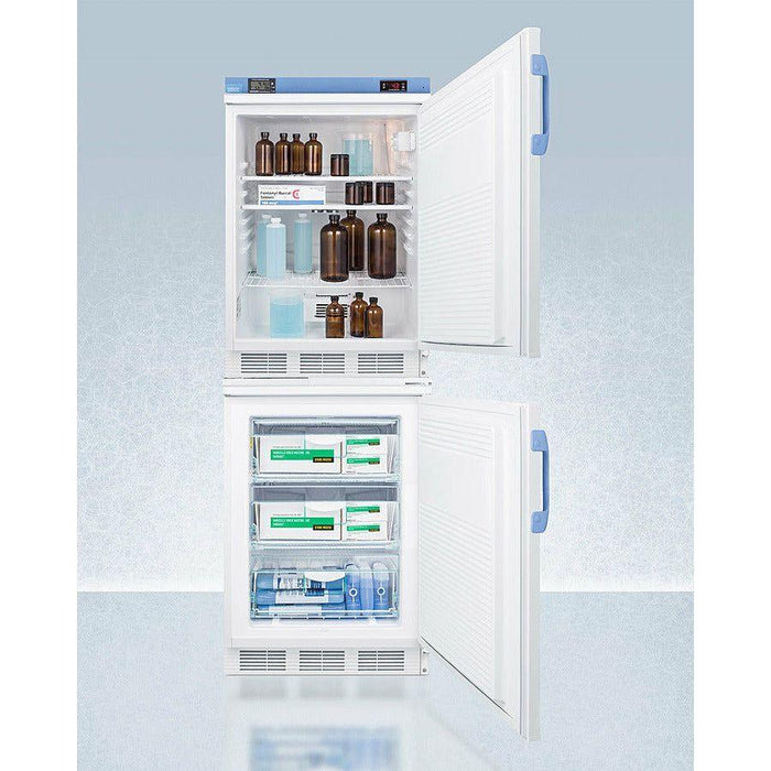 Summit 24 In. Wide All-Refrigerator/All-Freezer Combination - FF7LW-VT65MLSTACKMED2