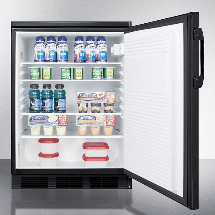 Summit 24 in. Wide All-Refrigerator - FF7LBLK