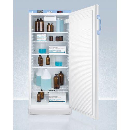 Summit 24 in. Wide All-Refrigerator with 10.1 cu. ft. Capacity, 4 Wire Shelves, with Door Lock, Right Hinge with Reversible Doors- FFAR10MED2