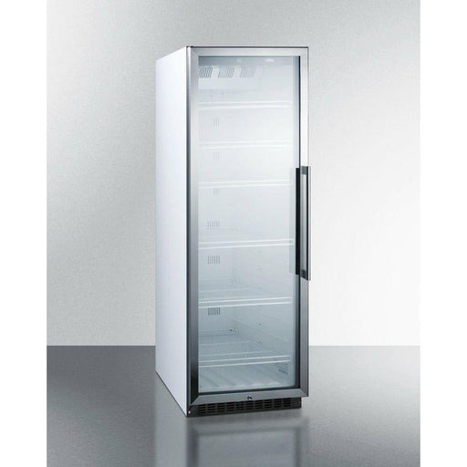 Summit 24 in. Wide Beverage Center with 12.6 cu. ft. Capacity Lock, 6 Shelves , Digital Thermostat, Factory Installed Lock - SCR1400W