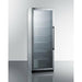 Summit 24 in. Wide Beverage Center with 12.6 Cu. Ft. Capacity, Stainless Steel Interior, Digital Thermostat, LED Lighting - SCR1401