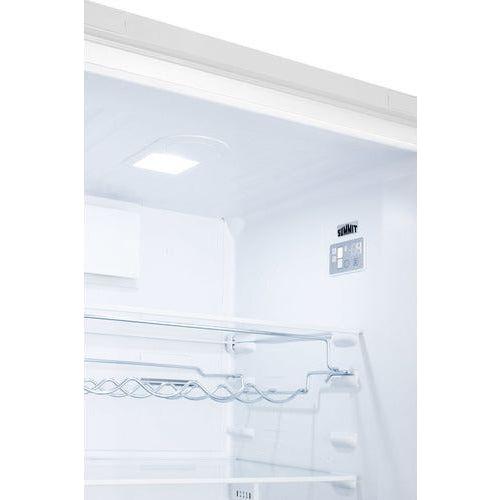 Summit 24 in. Wide Bottom Freezer Refrigerator - FFBF241W