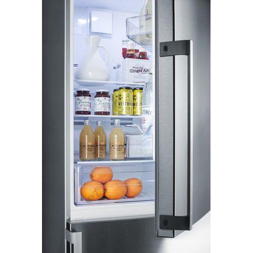 Summit 24 in. Wide Bottom Freezer Refrigerator - FFBF246SS