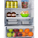 Summit 24 in. Wide Bottom Freezer Refrigerator with 10.6 cu. ft. Total Capacity, 3.5 cu. ft. Freezer Capacity, 3 Glass Shelves, Crisper Drawer, Right Hinge, Frost Free Defrost, Energy Star Certified, Adjustable Glass Shelves - FFBF249SS2