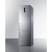 Summit 24 in. Wide Bottom Freezer Refrigerator With Icemaker - FFBF181ESIM