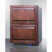 Summit 24 in. Wide Built-In 2-Drawer All-Refrigerator with 3.4 cu. ft. Capacity, Frost Free Defrost , Digital Thermostat - CL2R248