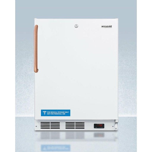 Summit 24 in. Wide Built-In All-Freezer with Antimicrobial Pure Copper Handle, ADA Compliant - VT65MLBITBCADA