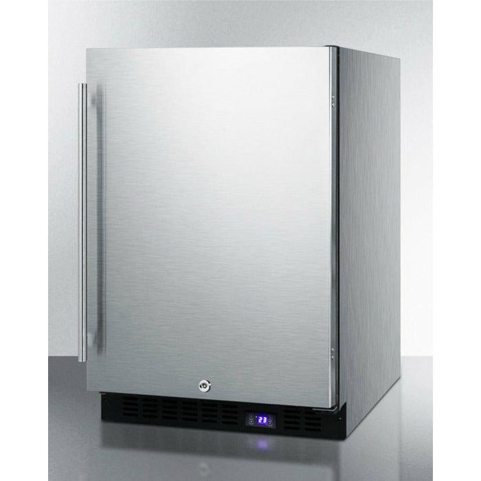 Summit 24 in. Wide Built-In All-Freezer With Icemaker (Panel Not Included) - SCFF53B