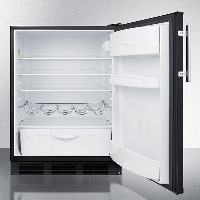 Summit 24 in. Wide Built-in All-Refrigerator, ADA Compliant - FF63BKBIADA