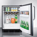 Summit 24 in. Wide Built-In All-Refrigerator, ADA Compliant - FF63BKCSSADA